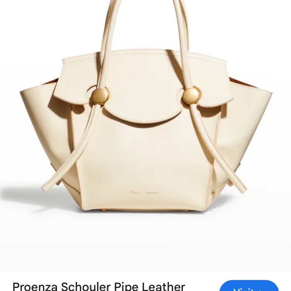 Proenza Schouler Cream Leather Women's Bag